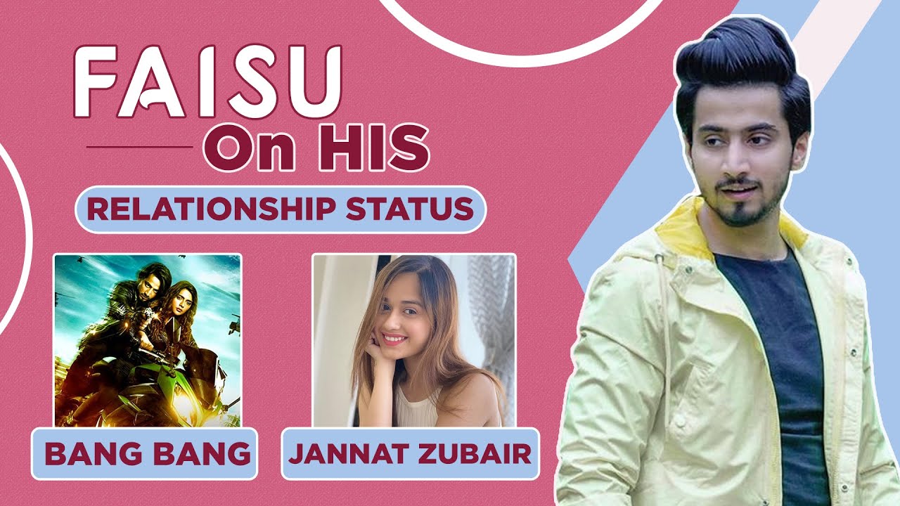 Faisu on his acting debut, reveals if he is single, next video with Jannat Zubair