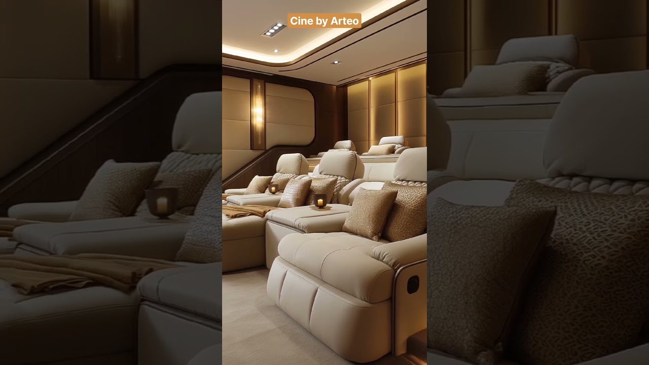 A luxury movie time! Home theatre | Arteo Luxury