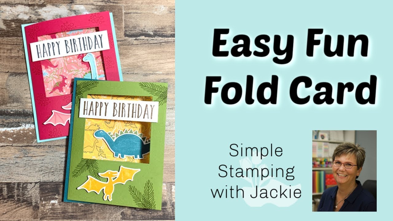 How to Make Birthday Cards for Kids Young and Old | Fun Fold Card