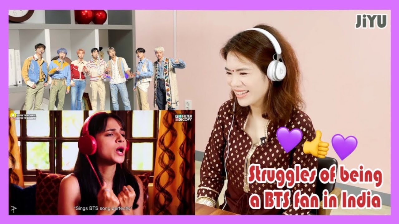 Korean REACTS tp FilterCopy | Struggles Of Being A BTS Fan In India | Ft. Madhu Gudi