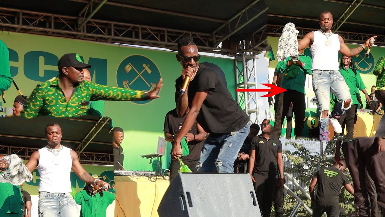 TAZAMA MAN FONGO ALIVYO MFUNIKA HARMONIZE KUCHEZA SINGELI KINONDONI NI BALAA