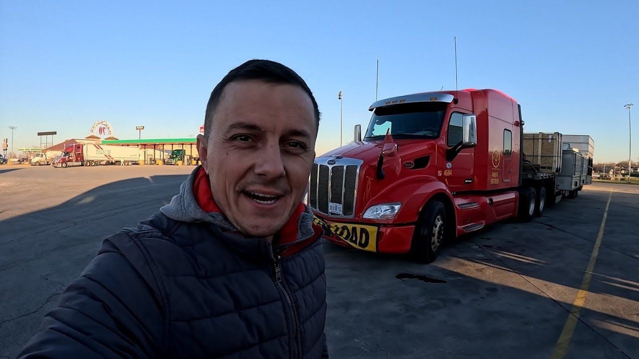 #17 🇺🇸 Transport AGABARITIC, $4125 (1100 mile) Kansas - Florida. Sofer de camion in America!