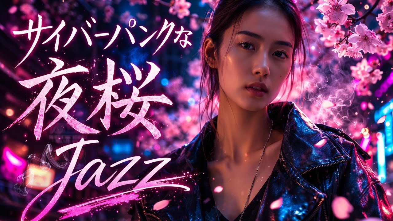 Nu Jazz | サイバーパンクな夜桜 | Nu Jazz | Neon Petals in the Machine