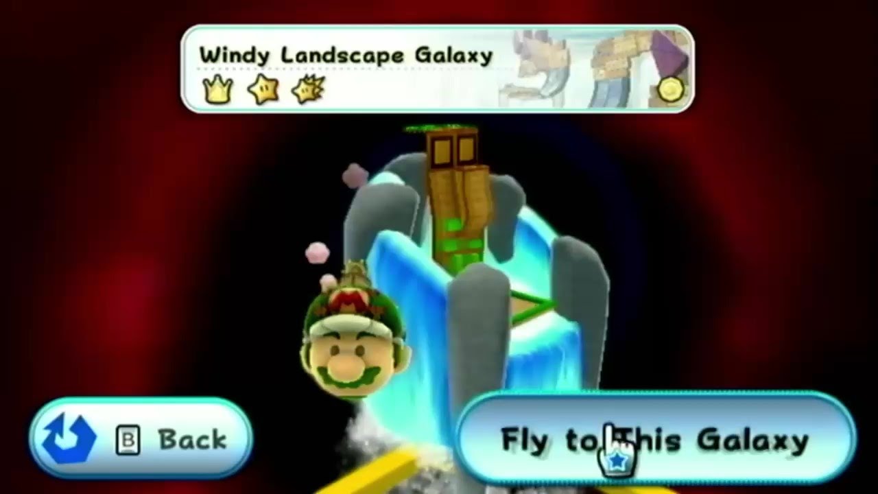 Windy Landscape Galaxy [SMG2: Cosmos Collapse]