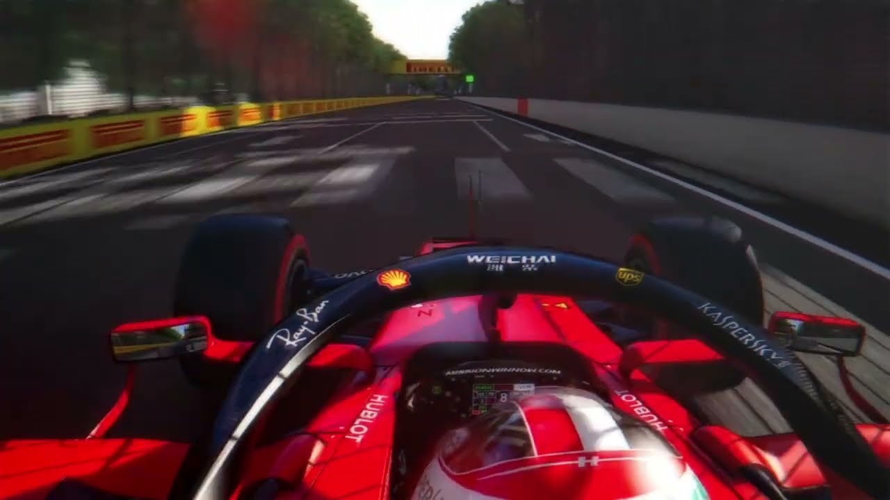 2019 Ferrari SF90 at Baku onboard lap