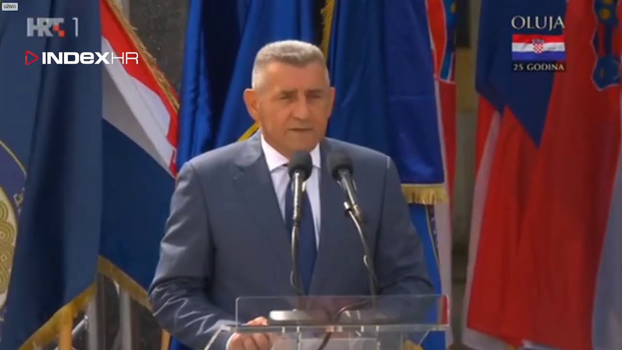 Pogledajte cijeli govor Ante Gotovine u Kninu