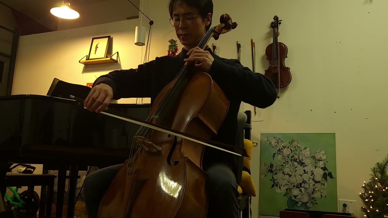 Prelude to the Fourth Suite by Bach | [119/1,000] 1,000 Solo Piece Project | august lee