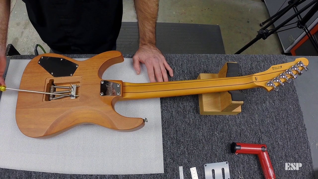 ESP Guitars: Adjusting Bridge 
