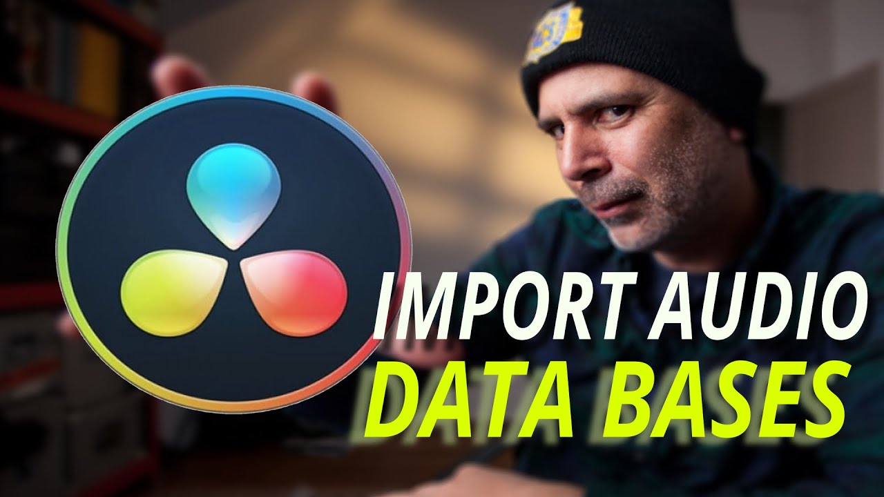 How to IMPORT SFX and Music DATABASES into RESOLVE 17