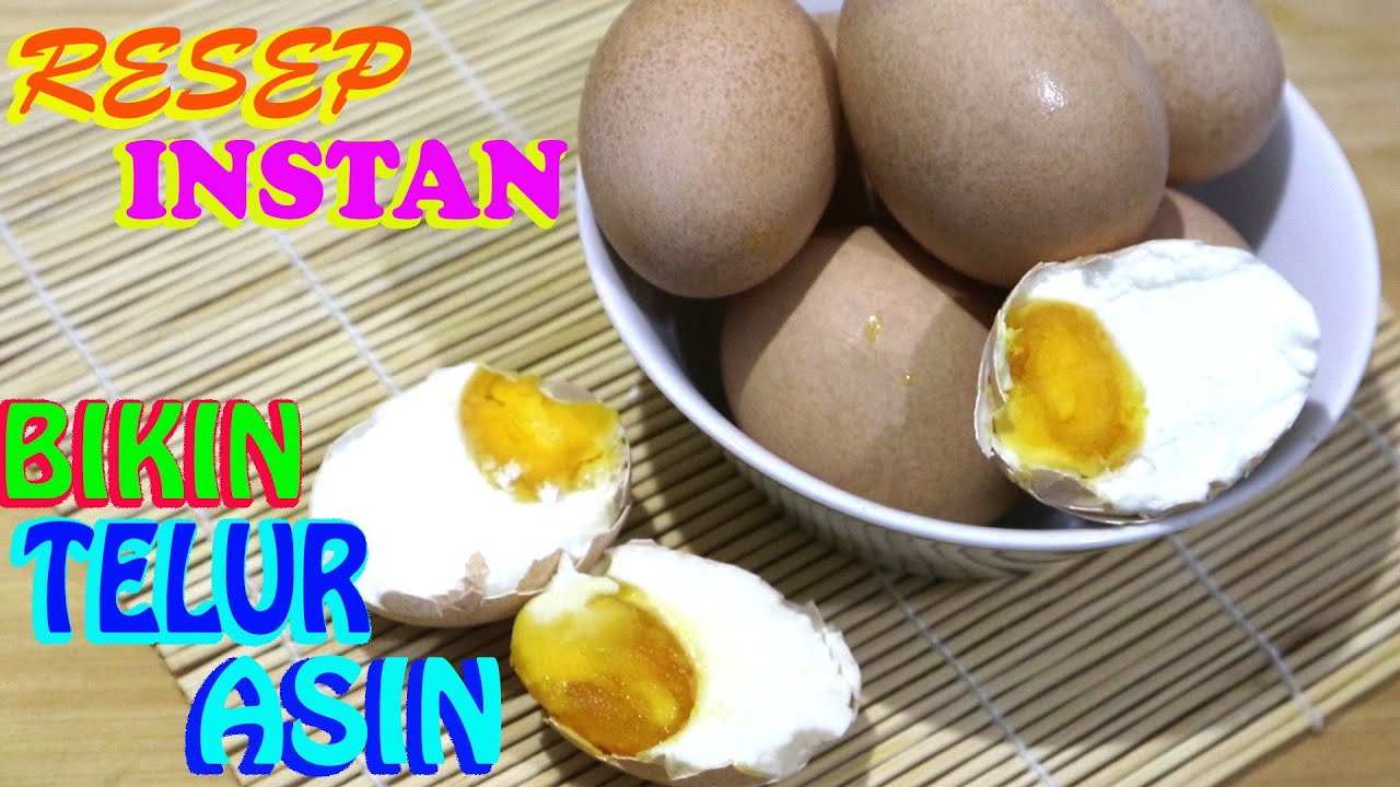 Telur Asin dari Telur Ayam , Cara Gampang dan Cepat Bikin Sendiri di Rumah