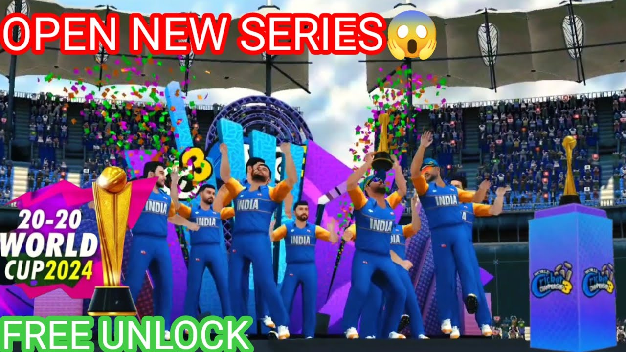 OPEN NEW SERIES😱T2O WORLD CUP|| FREE UNLOCK||CRICKET GAMEPLAY|Rk Shivgamer #wcc3#rkshivgamer#cricket