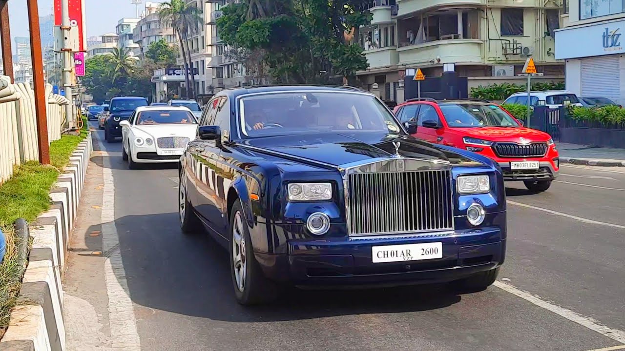 Average Day Of Mumbai 4K | India | New RollsRoyce, Bentley, Lamborghini, Ferrari, Maserati, Porsche