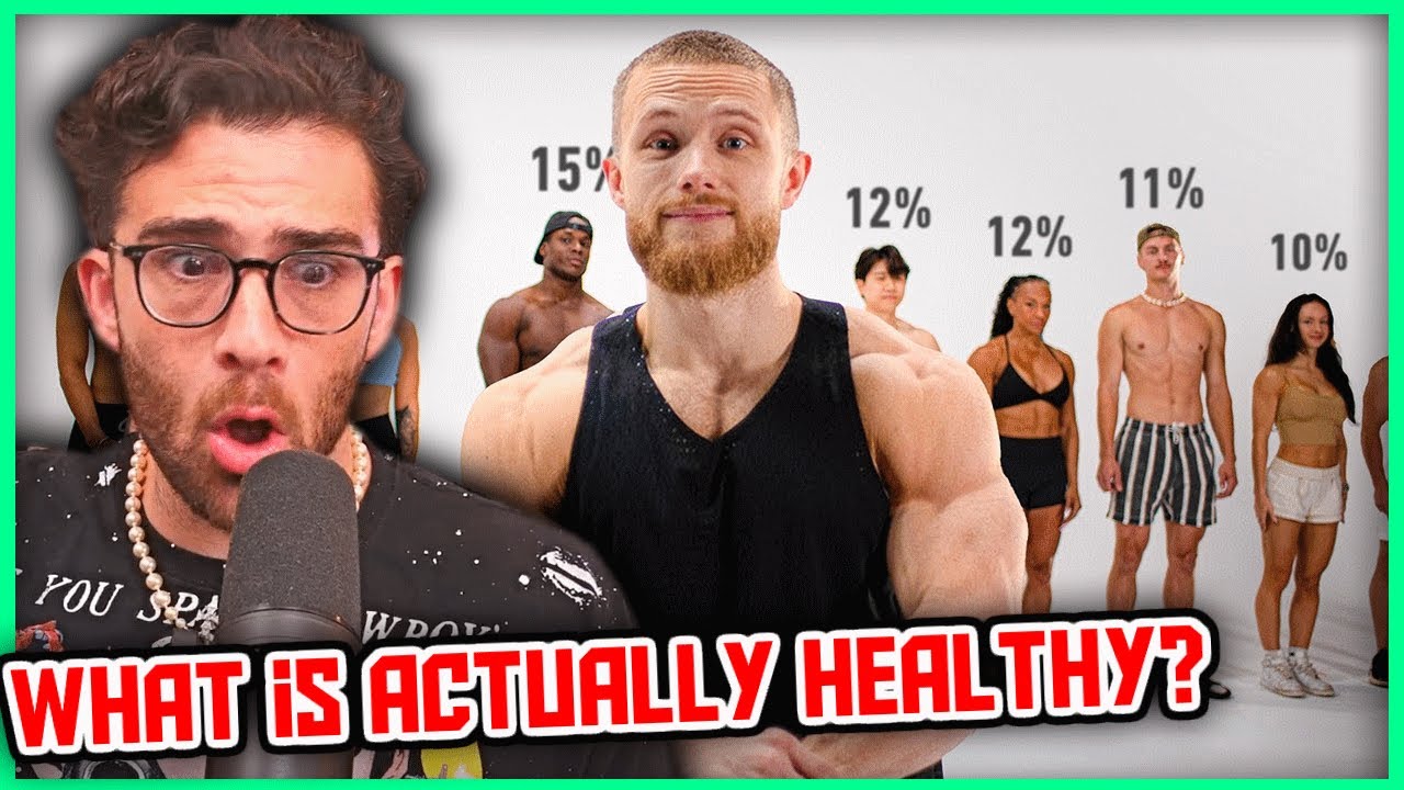 What Every Body Fat % Actually Looks Like | Hasanabi Reacts to Jeff Nippard