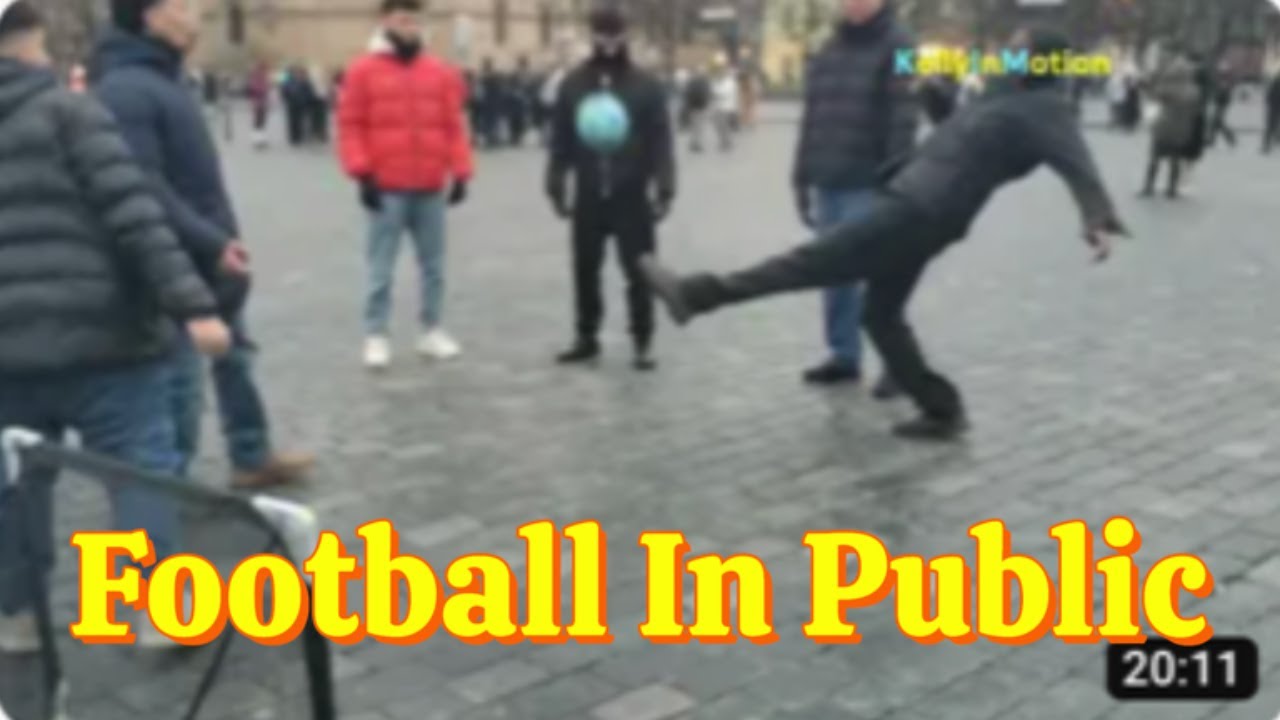 This Happened When We Played Football in a Busy Public Square