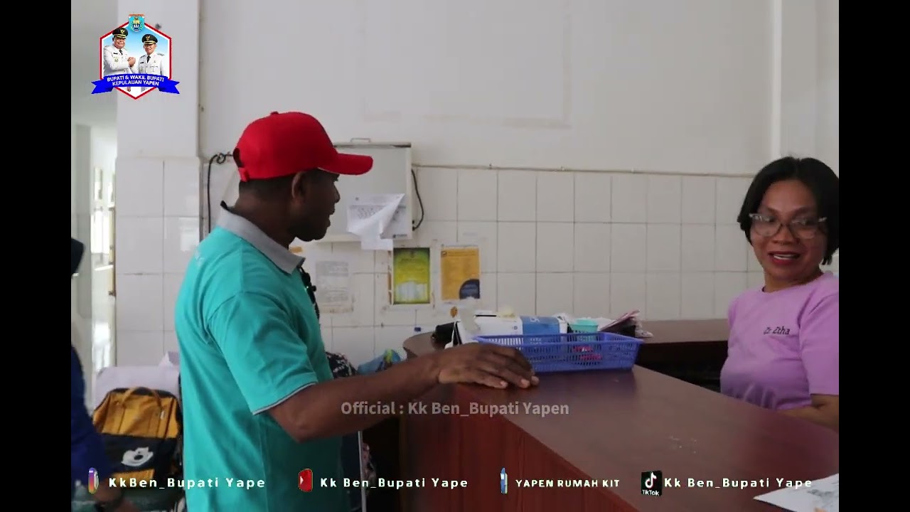 Sidak Ruangan, Plt Dirut RSUD Serui Erensd Ampasoi, Pastikan Pelayanan Kesehatan Berjalan Baik
