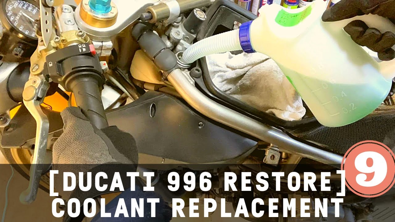 [Ducati 996 restore]#9.冷却水の交換