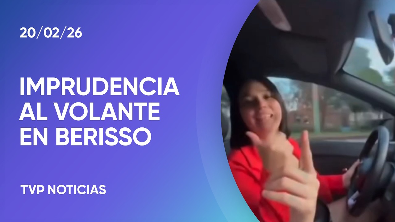 Escándalo en Berisso por la imprudencia al volante de una joven