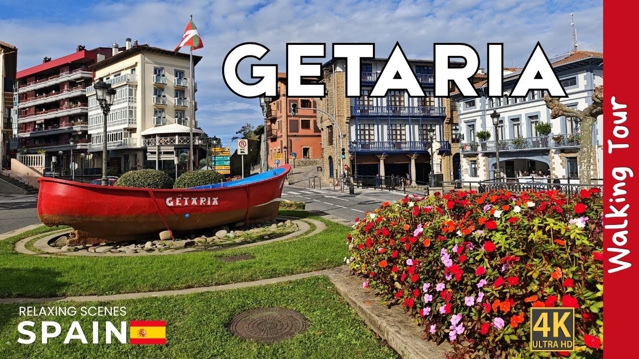 Getaria, Pa&iacute;s Vasco 🇪🇸 | Walking Tour en 4K HDR por la costa de Espa&ntilde;a