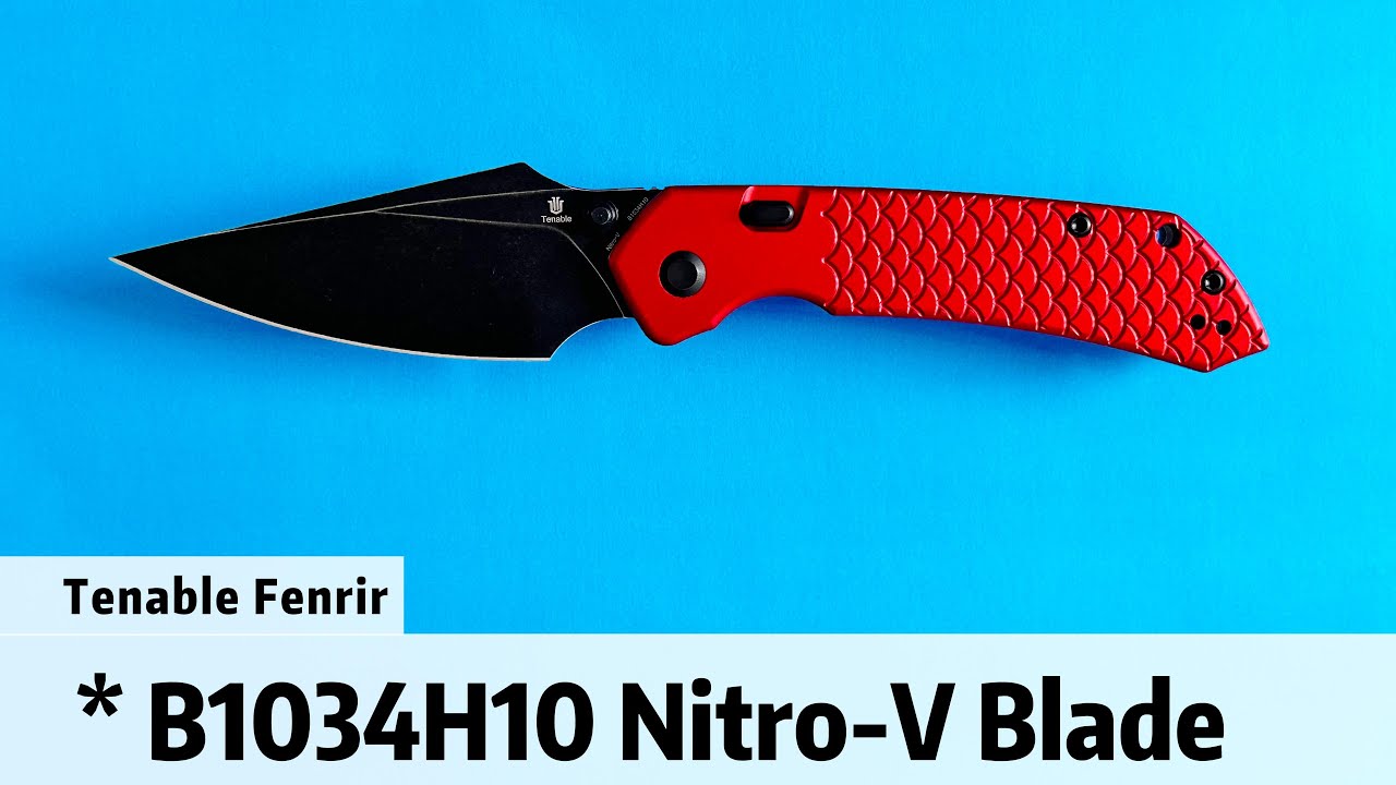 Tenable Fenrir Top Liner Lock Nitro-V Blade Aluminum Handle 
