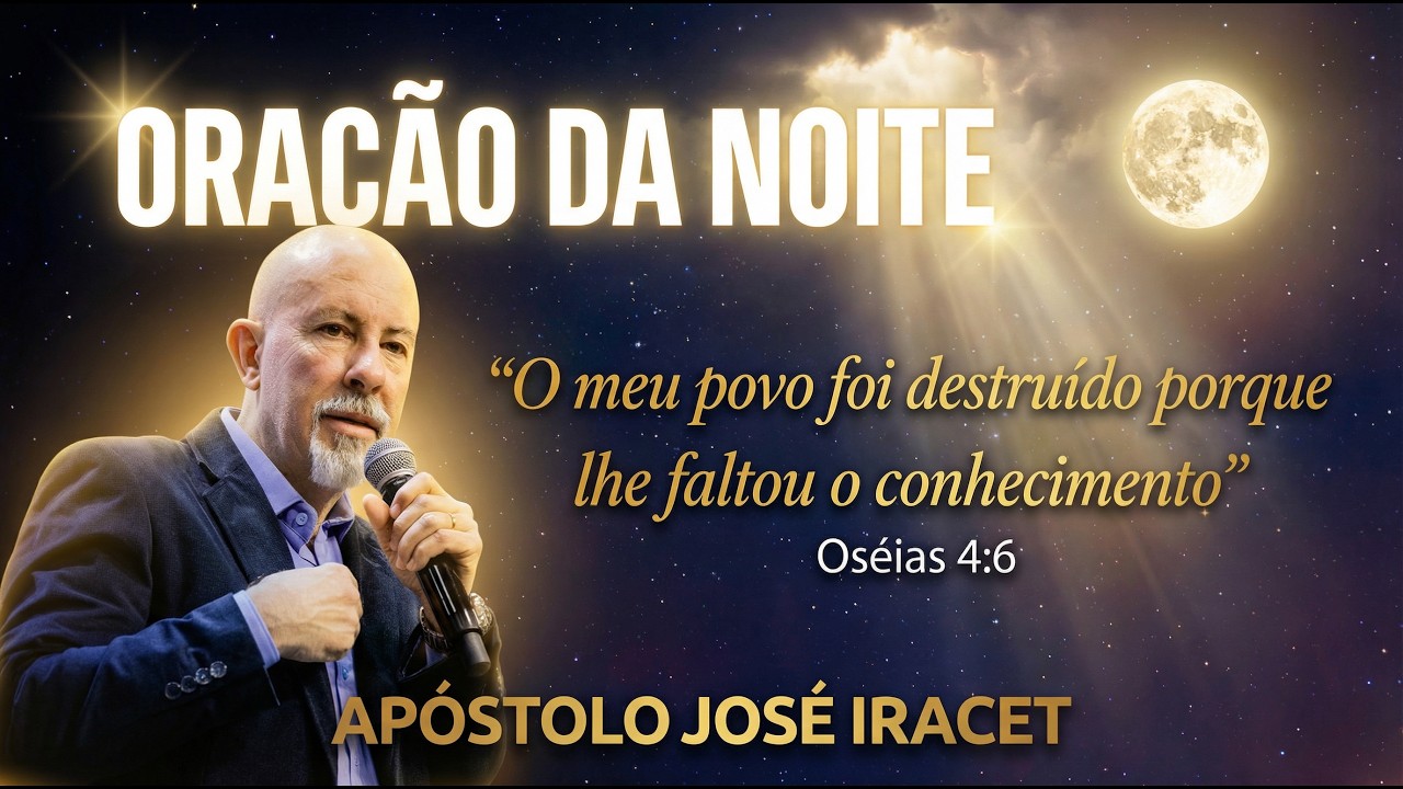 ORAÇÃO DA NOITE - 12/03 - APÓSTOLO JOSÉ IRACET