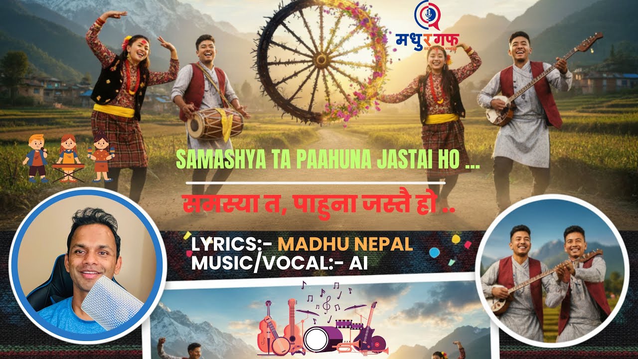 New Nepali song samashya ta  paauna jastai ho (समस्या त, पाहुना जस्तै हो)  updated