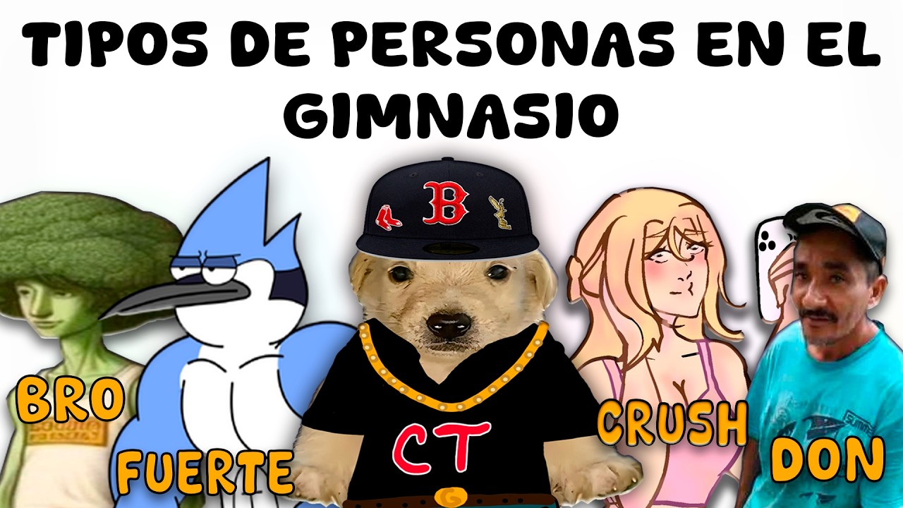 🔥10 TIPOS DE PERSONAS EN EL GIMNASIO🔥