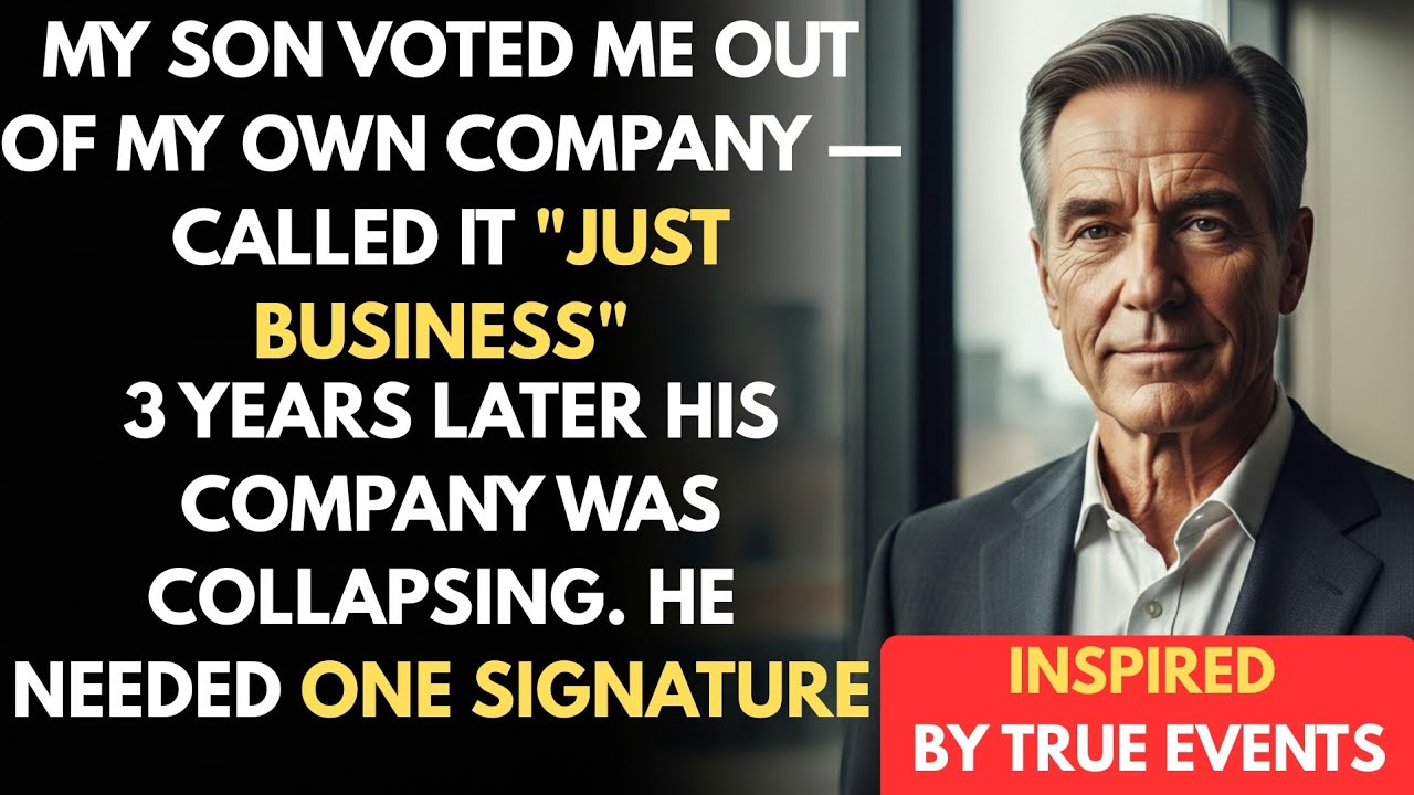 My Son Said 'It's Just Business' When He Took My Company. 3 Years Later He Begged.