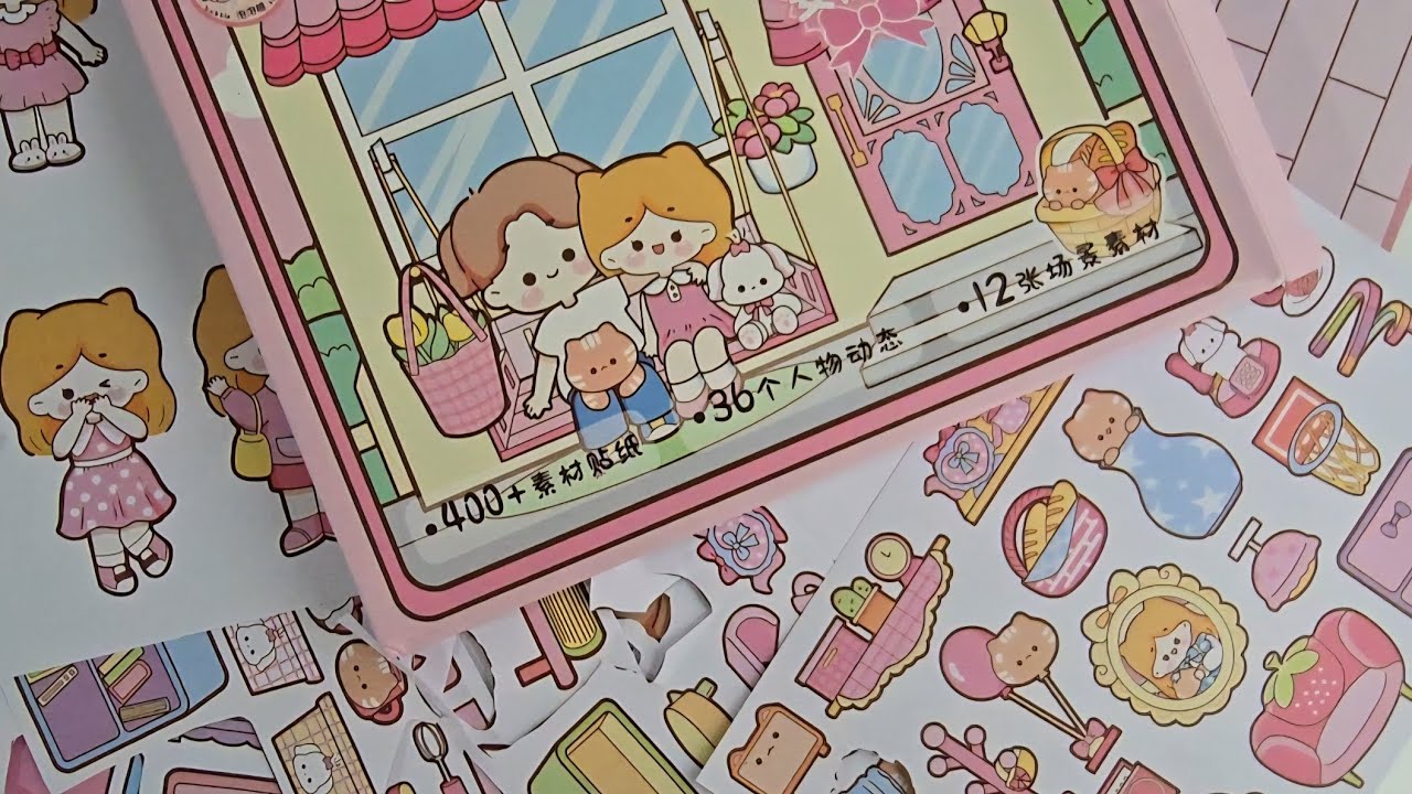 Designing Kawaii Girls’ Paper Homes | DIY Quiet Book & Journal Decor