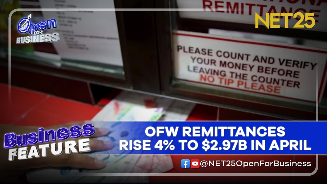 OFW remittances up 4% in April