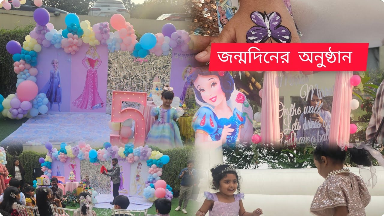 সবাই মিলে ইনার জন্মদিনের অনুষ্ঠানে গেলাম❗Birthday Vlog❗Tasmins Vlog❗Bangladeshi party🎂