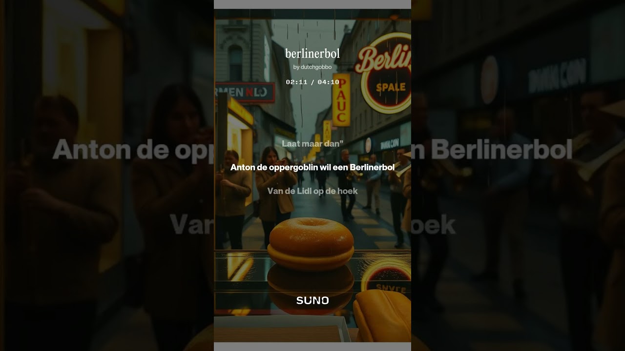 Berlinerbol van de lidle