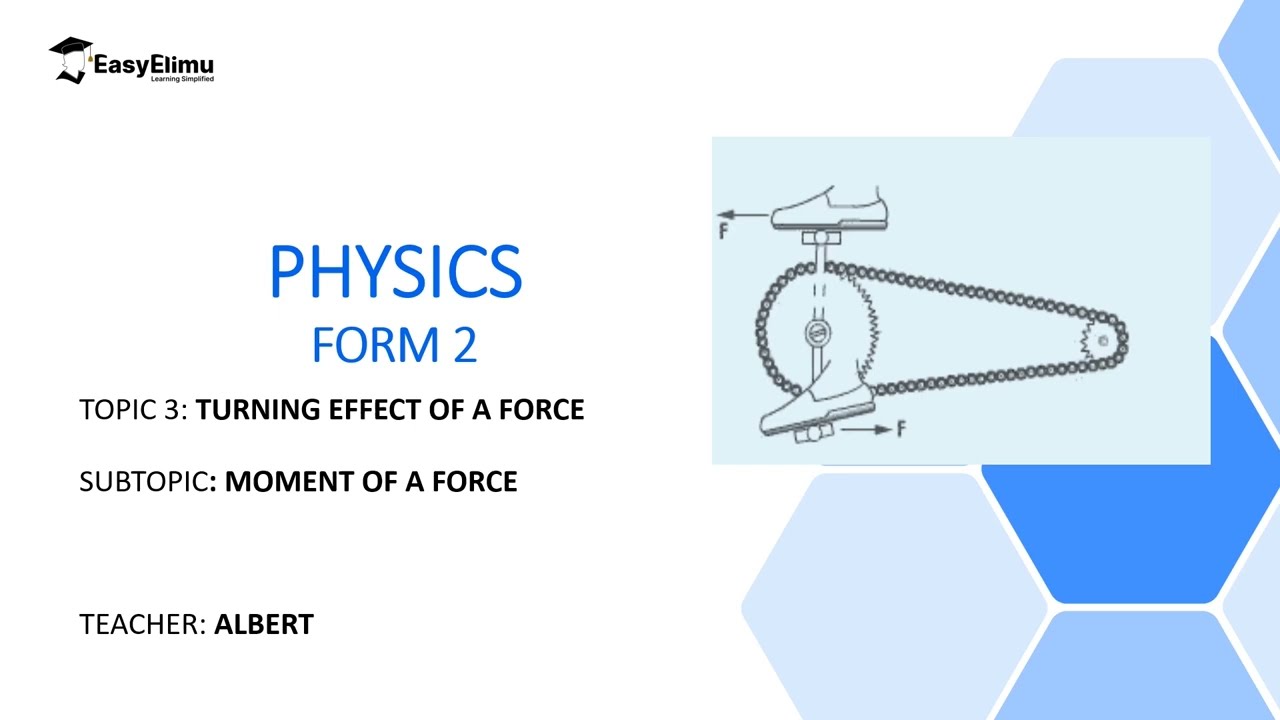 Moment of a Force - Lesson 1 of 8 - (Physics Form 2 -Topic 3 Turning Effect of a Force )