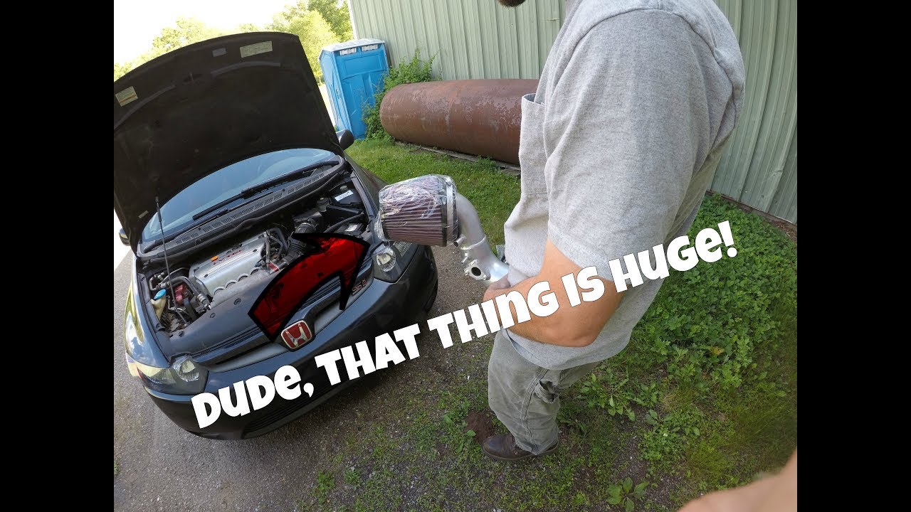 Honda Civic Si K&N Intake Install DIY (2006-2011 Si)