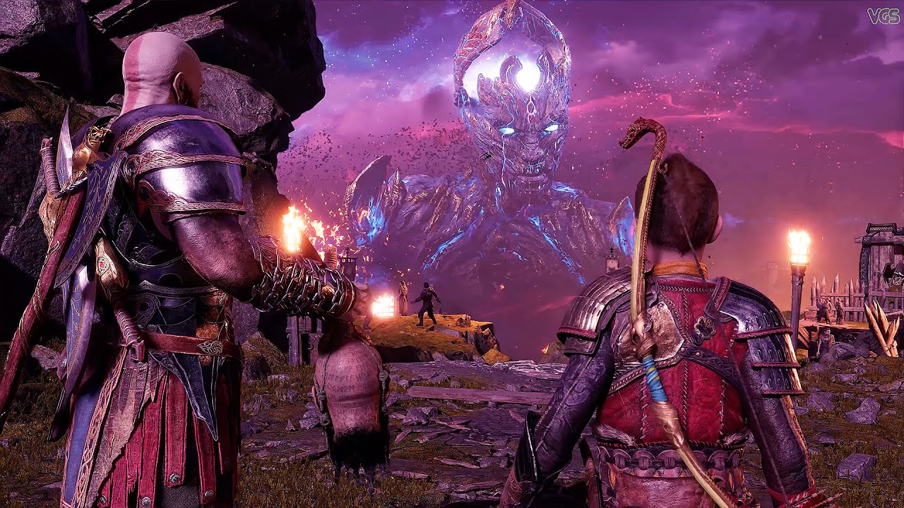 God of War Ragnarok ПОЛНАЯ БИТВА ЗА РАГНАРОК — Армия Кратоса вторгается в Асгард, чтобы убить Одина