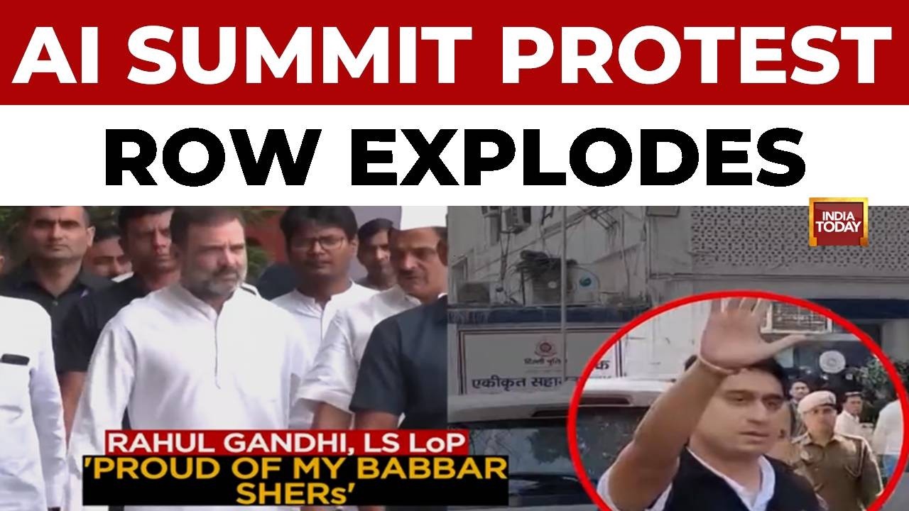 Breaking: Arrested Congress Workers Are Babbar Sher, Says Rahul Gandhi; BJP Alleges Insult To India