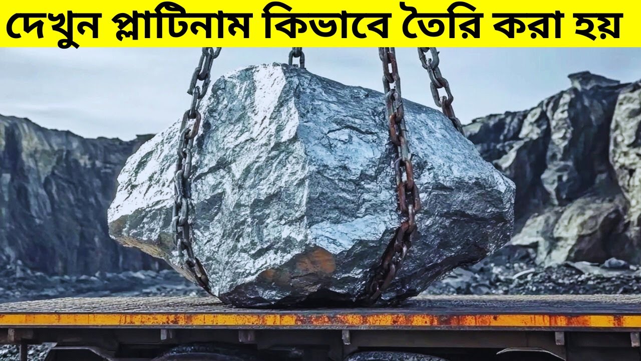 পৃথিবীর সবচেয়ে বিরল ধাতু প্লাটিনাম কীভাবে তৈরি হয়? কোটি টন পাথর থেকে কয়েক কেজি প্লাটিনাম।অন্তরেখা