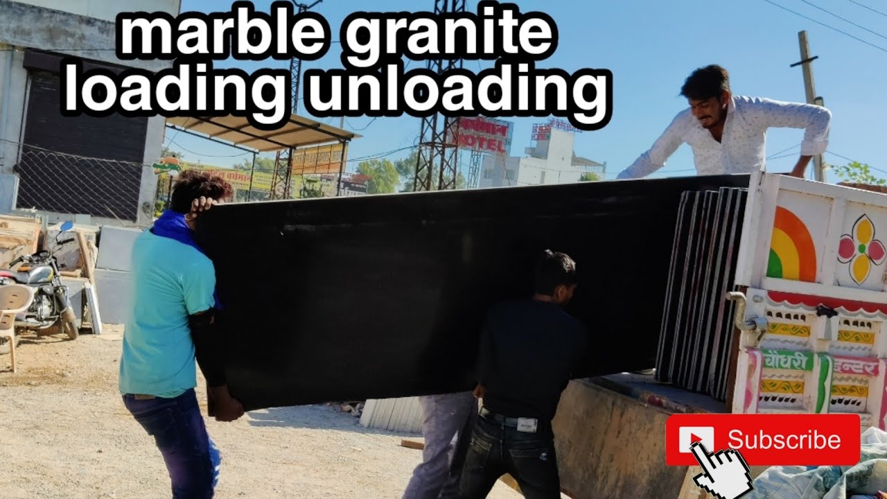 granite marble unloading ||  ग्रेनाइट मार्बल लोडिंग अनलोडिंग