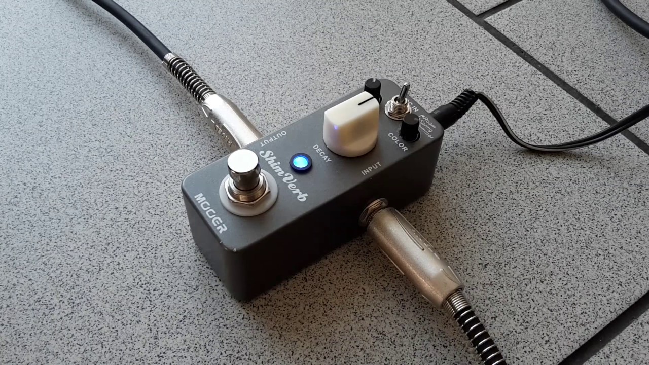 MOOER MRV 1 Shim Verb Guitar Reverb