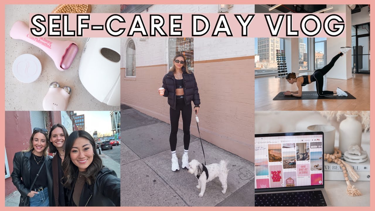 (NYC VLOG) self-care day vlog: at home beauty DIY, skincare, workout, mindfulness & a gal pal date!