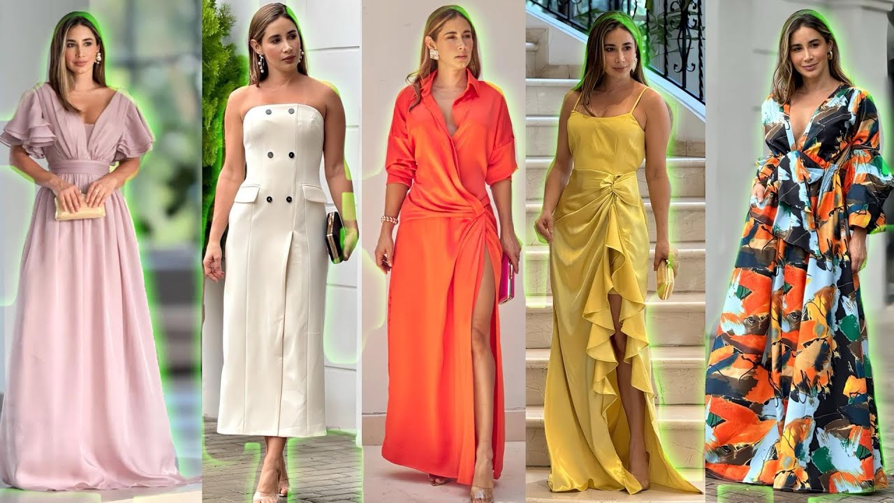 𝗟𝗢𝗢𝗞𝗦  VESTIDOS 𝗘𝗟𝗘𝗚𝗔𝗡𝗧𝗘S y 𝗖𝗔𝗦𝗨𝗔𝗟 𝗠𝗜𝗫 𝗗𝗘 COLORES PARA TODA OCASIÓN ESPECIAL MODA 𝟮𝟬𝟮𝟰😍