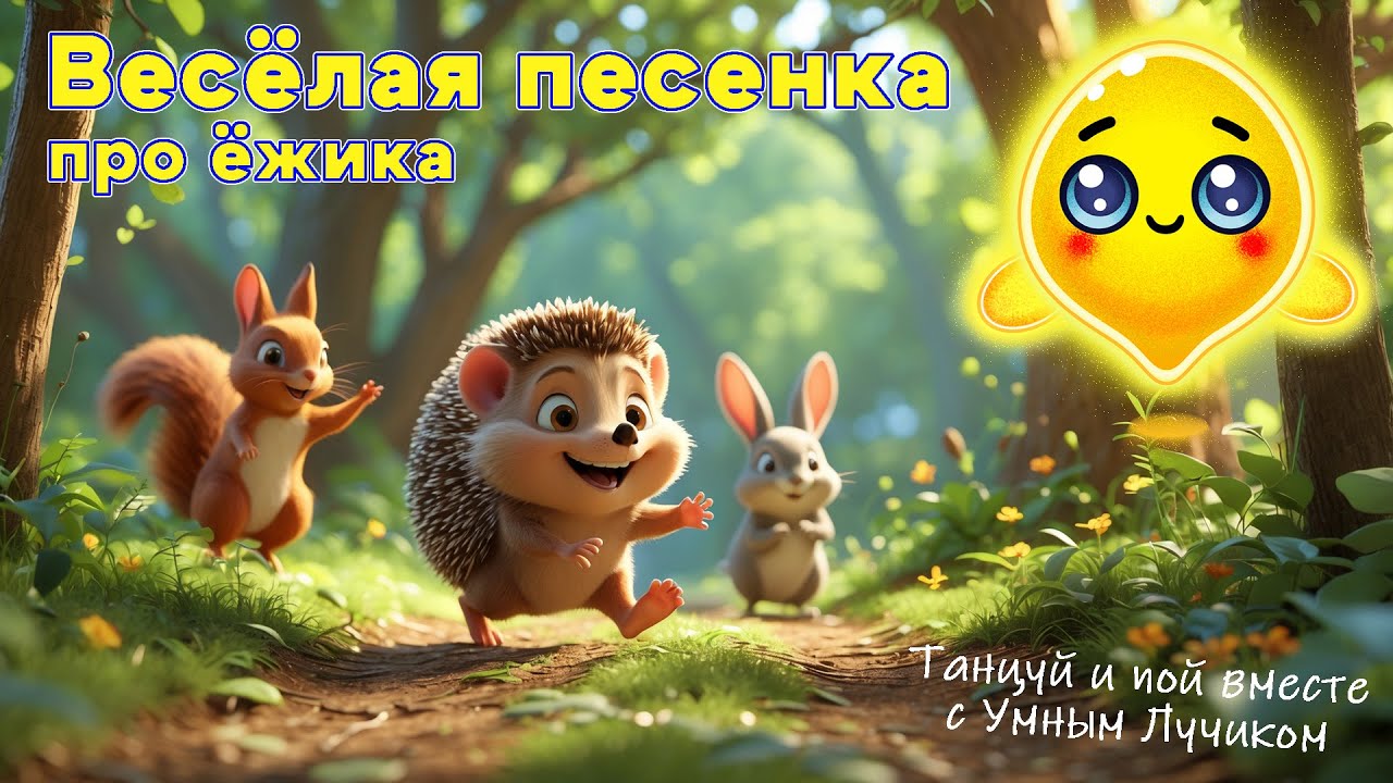 🎶 Весёлая песенка про ёжика / Детские песенки 🐾