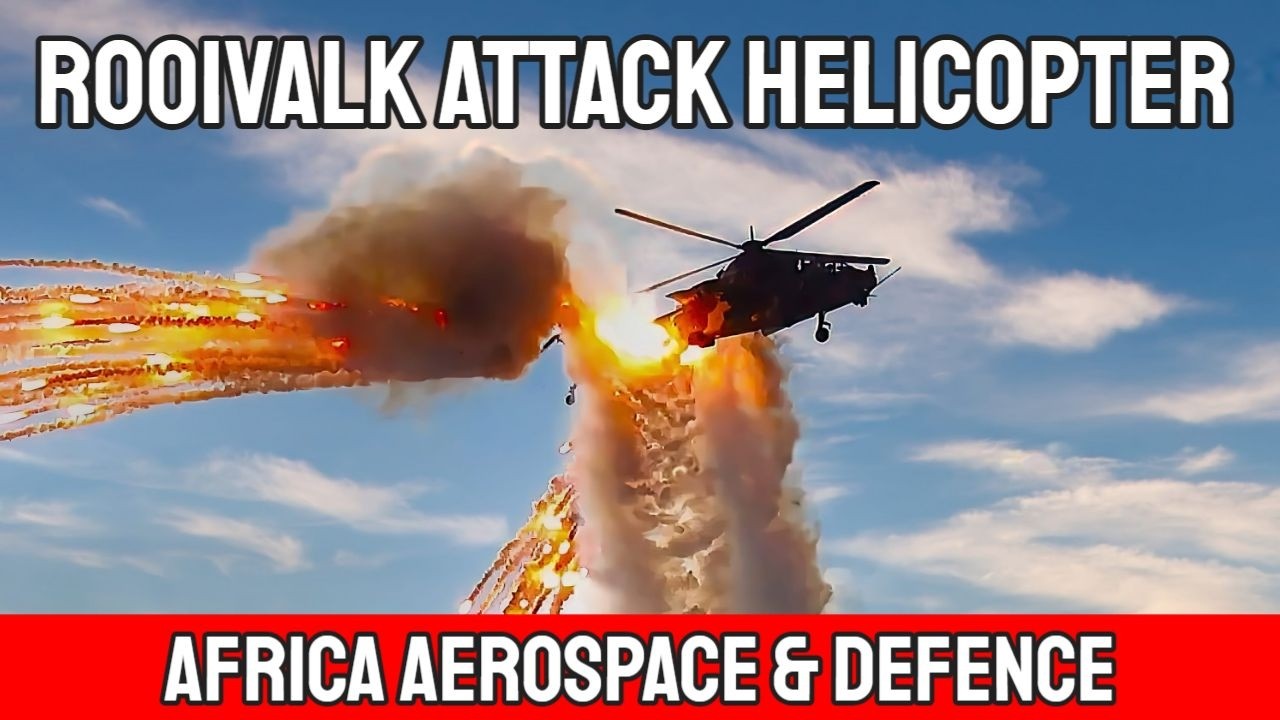 AAD 2016 - SAAF Rooivalk Helicopter Demonstration