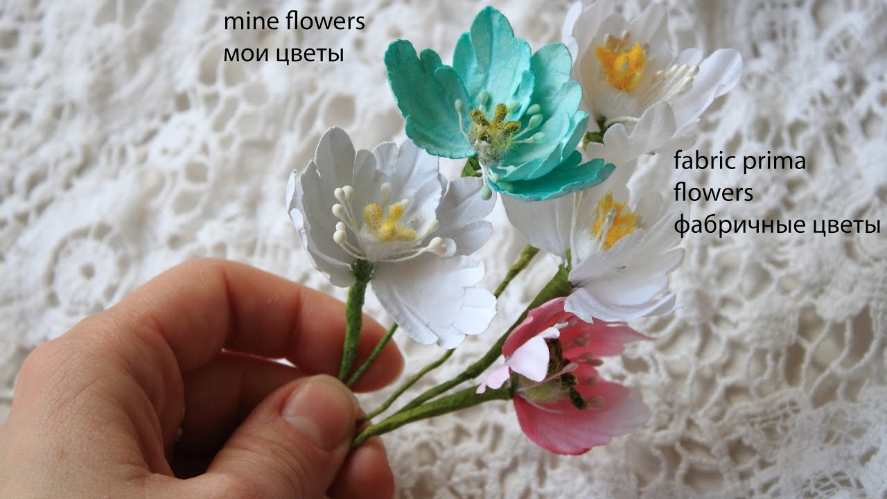 How to make Prima flowers // Цветы а-ля Prima - подробный МК // Цветы своими руками
