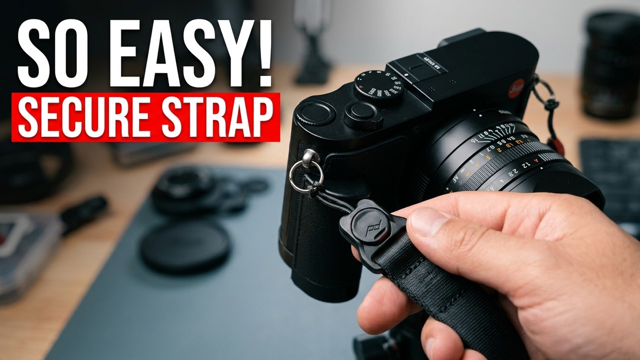 How to Put a Carrying Strap on Camera (Leash by Peak Design)