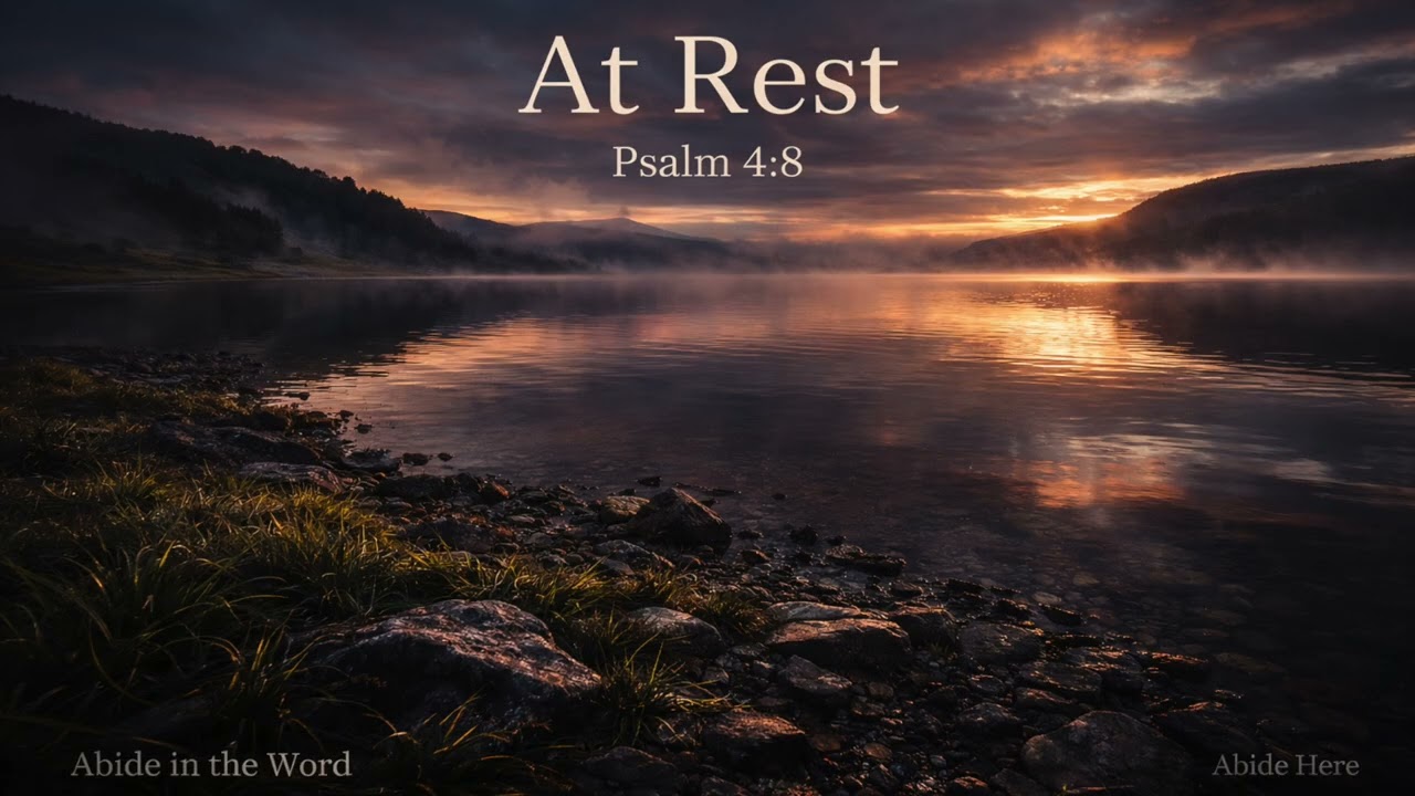 At Rest | Psalm 4:8 | Abide in the Word