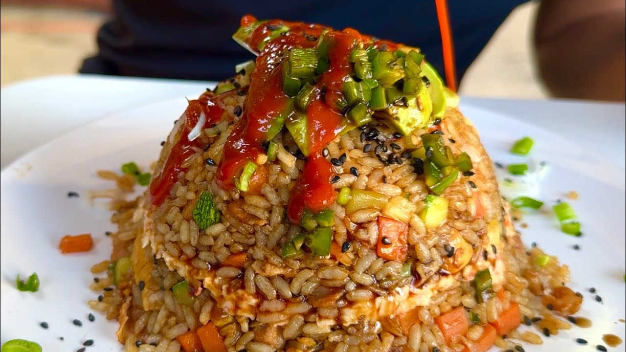 Arrochito o arroz chino mixto y un delicioso Menudo