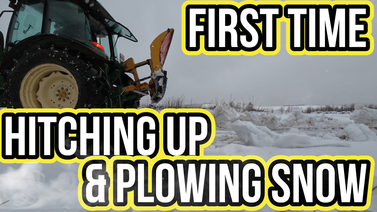 Totally clueless! First 3‑Point Hitch & Snow Plough Chaos. What Could Possibly Go Wrong?