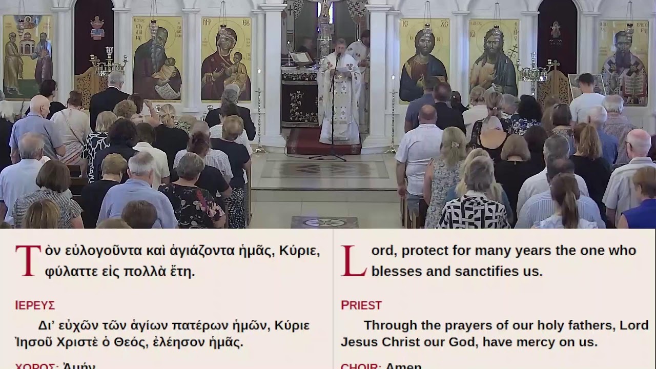 25 January  2026, St. Gregory the Theologian, Matins and Divine Liturgy