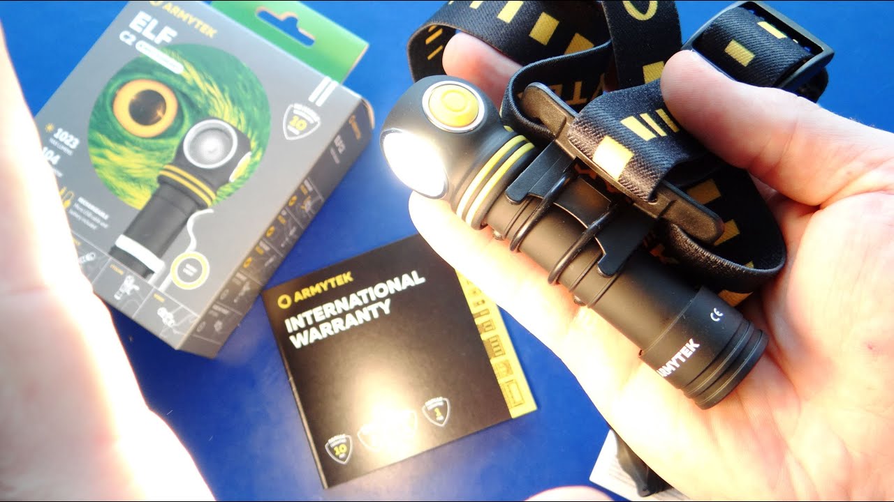 СУПЕР интересный налобный фонарь Armytek elf c2 micro usb