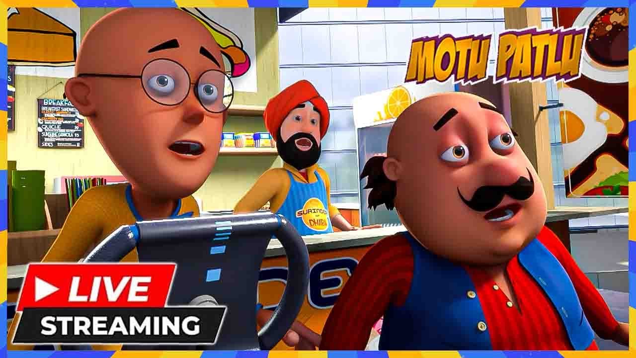 LIVE - Motu Patlu | মোটু পাতলু #motupatlu #motupatlukijodi #cartoon #motupatlufun #livestream